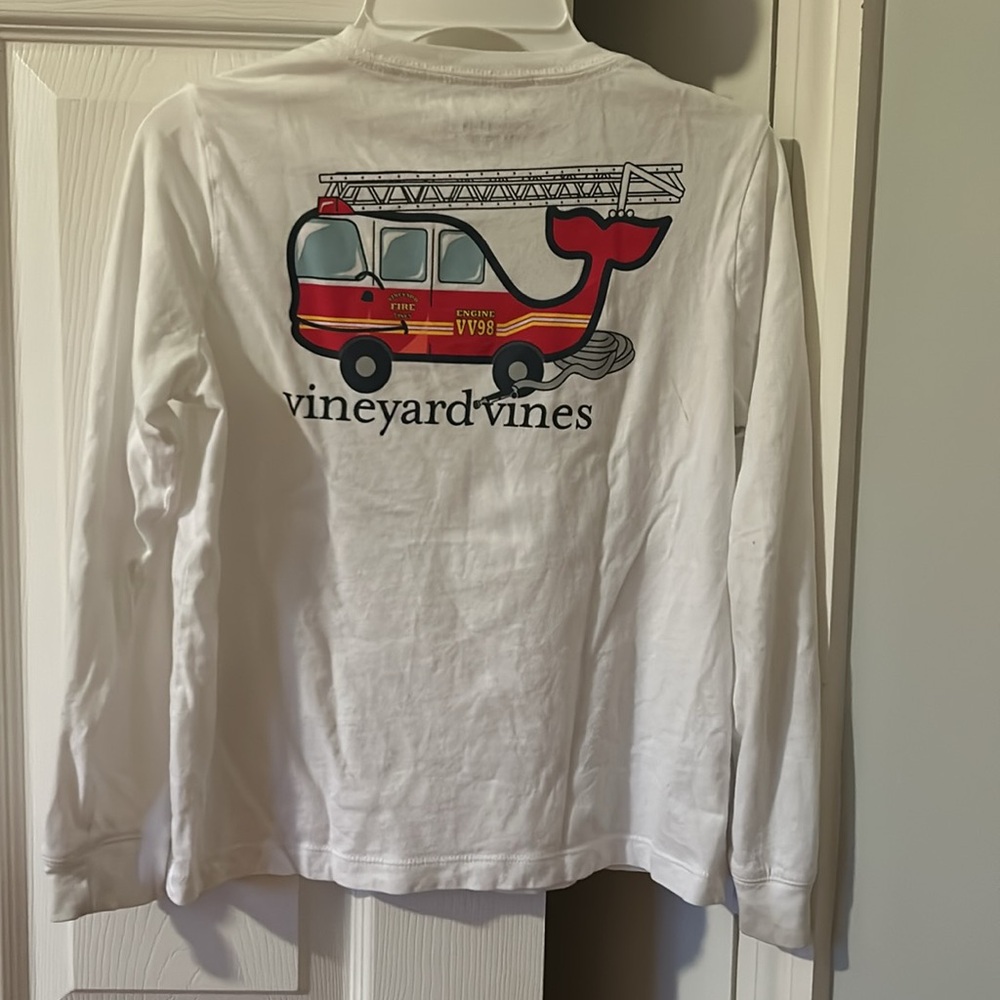 Vineyard Vines fire fighter long sleeve *mark on collar*